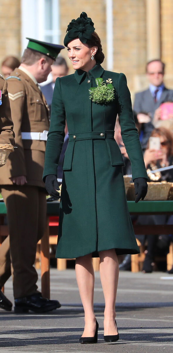 Kate Middleton no dia de St Patrick em março de 2019.