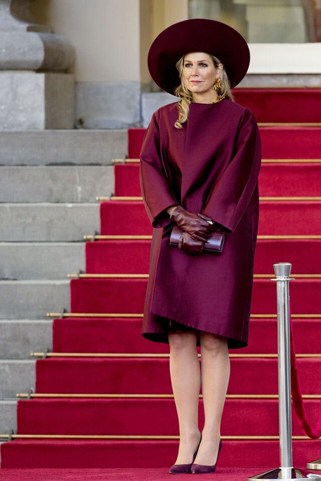 A rainha Máxima da Holanda em Haia, em novembro de 2018.