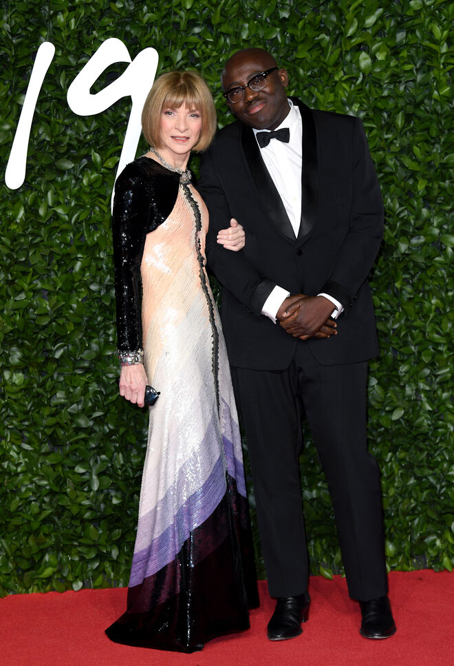 Anna Wintour e Edward Enninful
