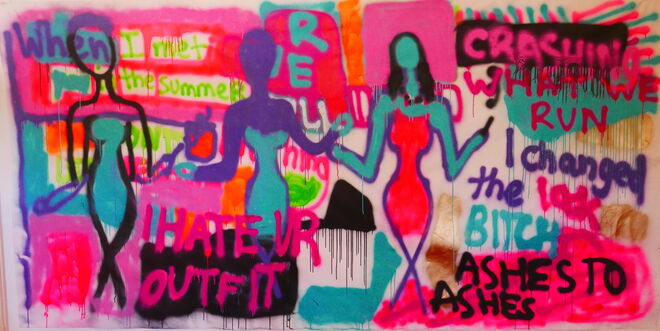 "I changed the lock bitch" de Maria Mergulhão