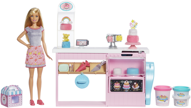 Barbie e a sua pasteleira, €39,99, Mattel
