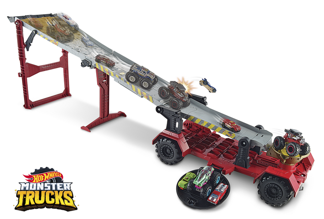 Mega Camião Pista 2 em 1 dos Monster Trucks, €49,99, Mattel
