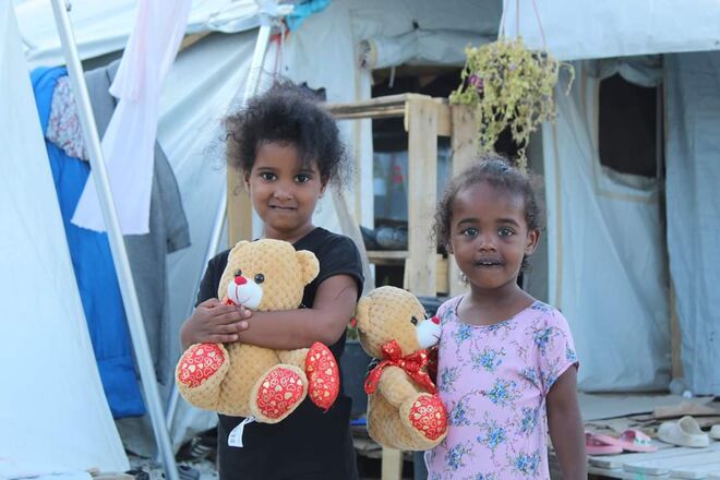 Vidas Esquecidas, uma exposição de fotografia que retrata a experiência de Dulce Machado Moria em Lesbos.