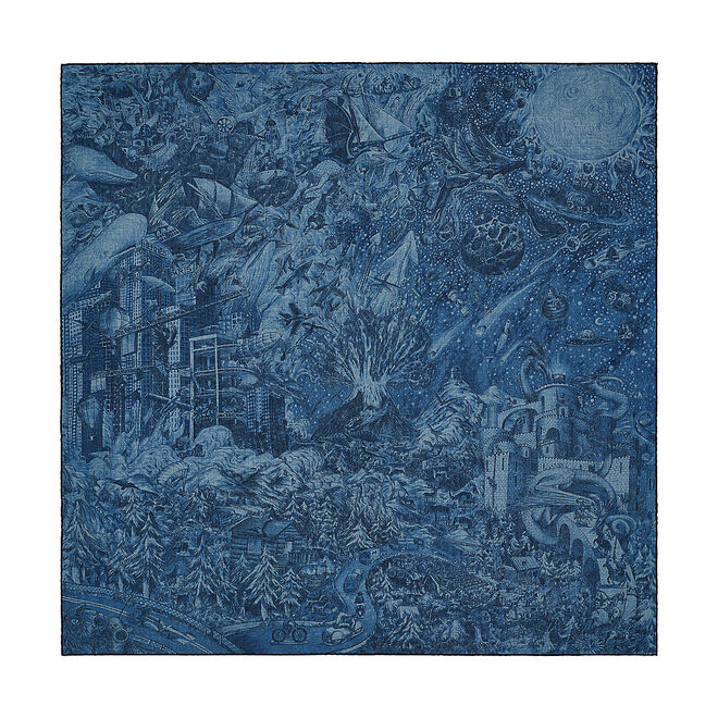 Nothing But a Dreamer scarf 100, €665, Hermès