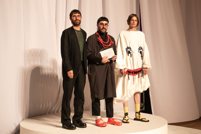Marcelo Almiscarado da ESAD (Portugal), vencedor na categoria design de moda 