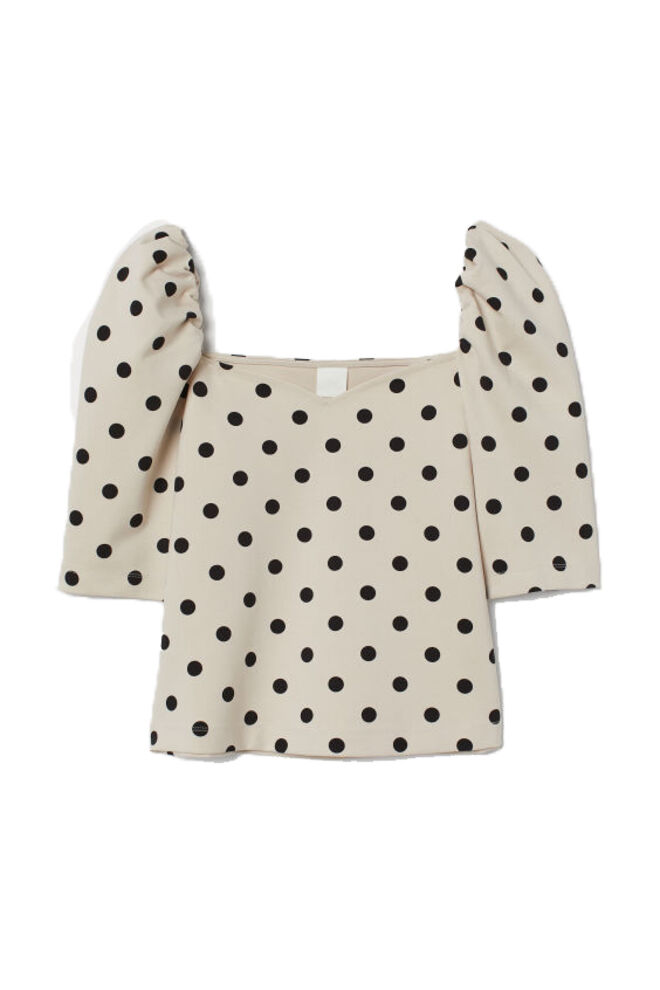 Camisola com mangas tufadas, €9,99, H&M