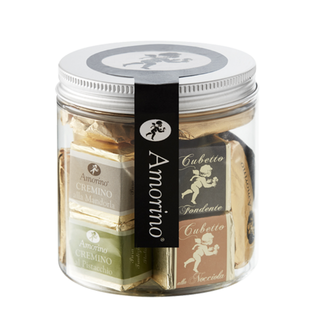 Jarra de doces, entre os €10,90 e os €12,90 a depender do conteúdo, Amorino