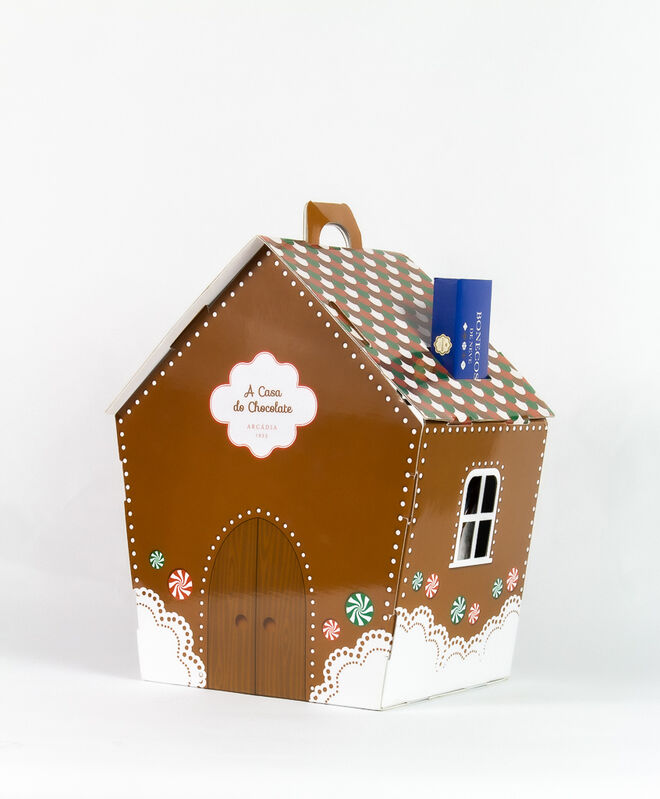 Casa de Chocolate com chocolates e bolachas, €19,90, Arcádia