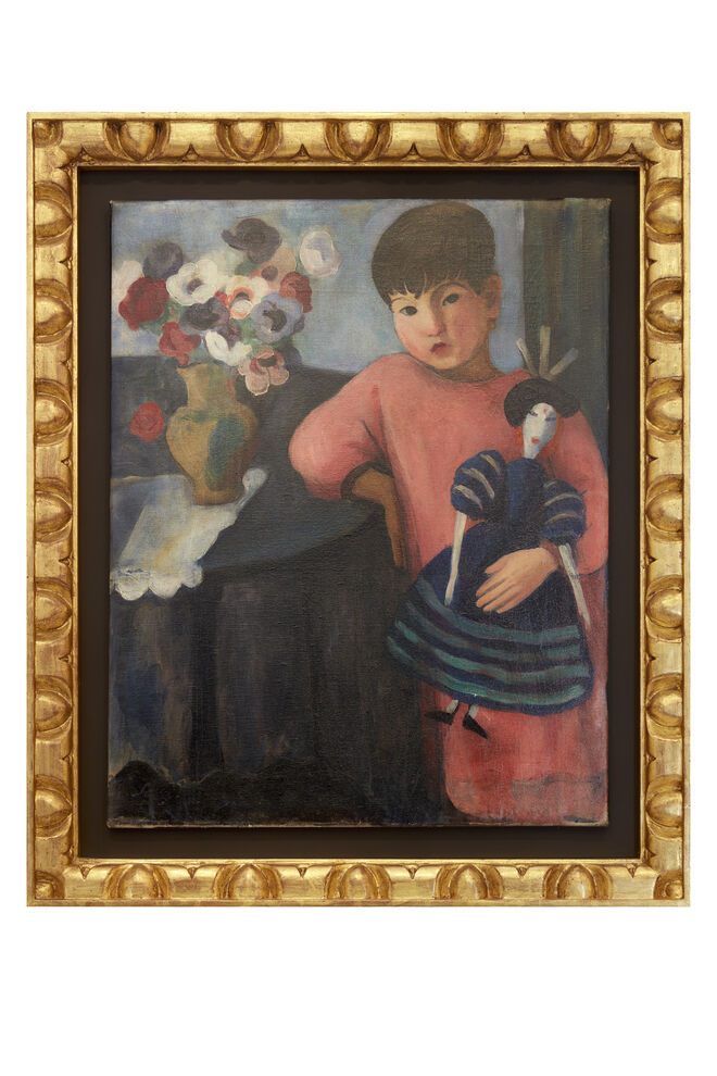 Menina com boneca, Sarah Afonso.