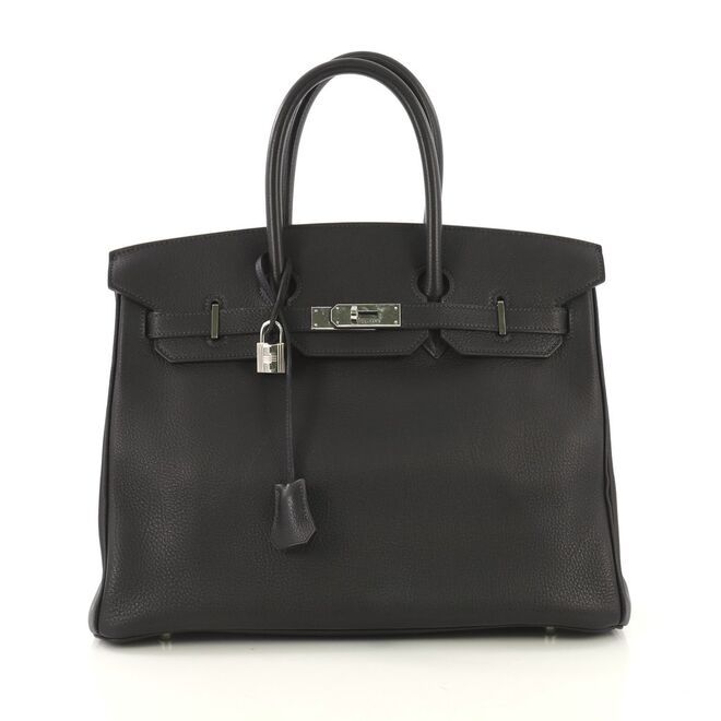 Carteira Birkin, €7 656, Hermès, em www.rebag.com