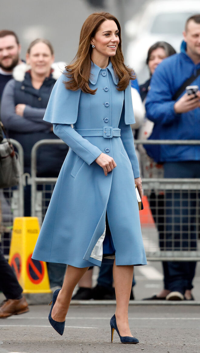Kate Middleton em visita à Irlanda do Norte, em fevereiro de 2019.