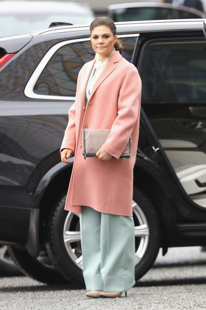 A princesa Victiria da Suécia em Estocolmo, em janeiro de 2018.  