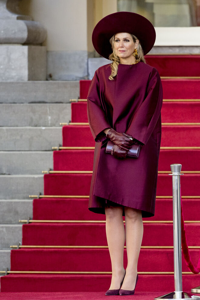 A rainha Máxima da Holanda em Haia, em novembro de 2018.