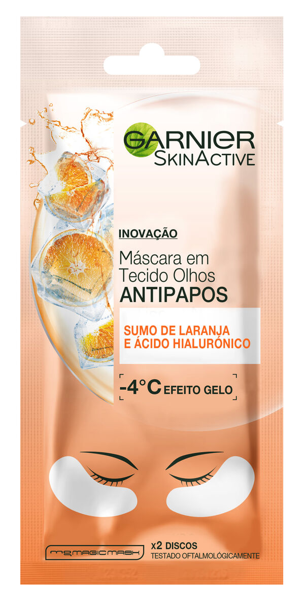 Máscara em Tecido Olhos Antipapos, €2,99, Garnier