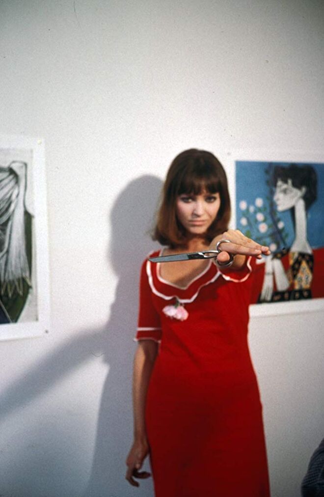 Anna Karina em 'Pedro, o Louco' (1965)