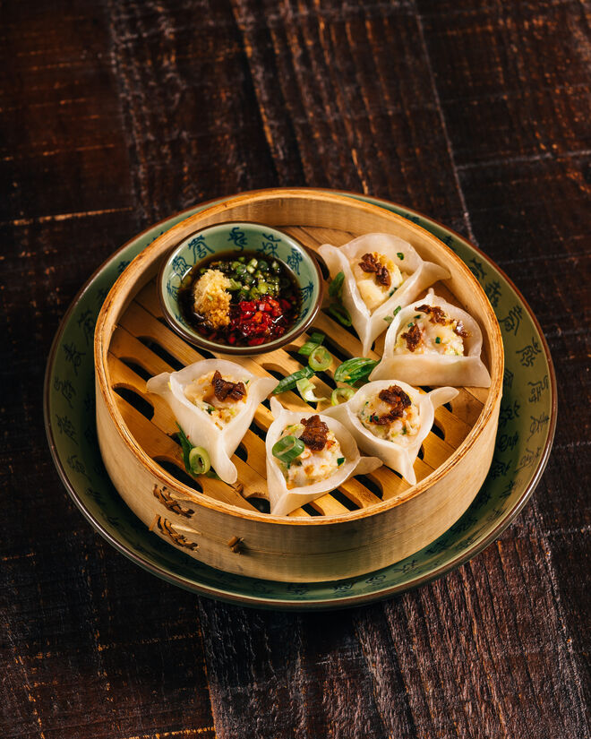 Dim Sum de Vieira com Molho Jiaozi, €9,50