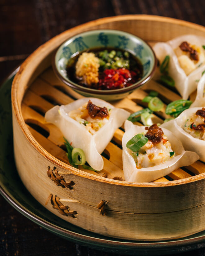 Dim Sum de Vieira com Molho Jiaozi, €9,50