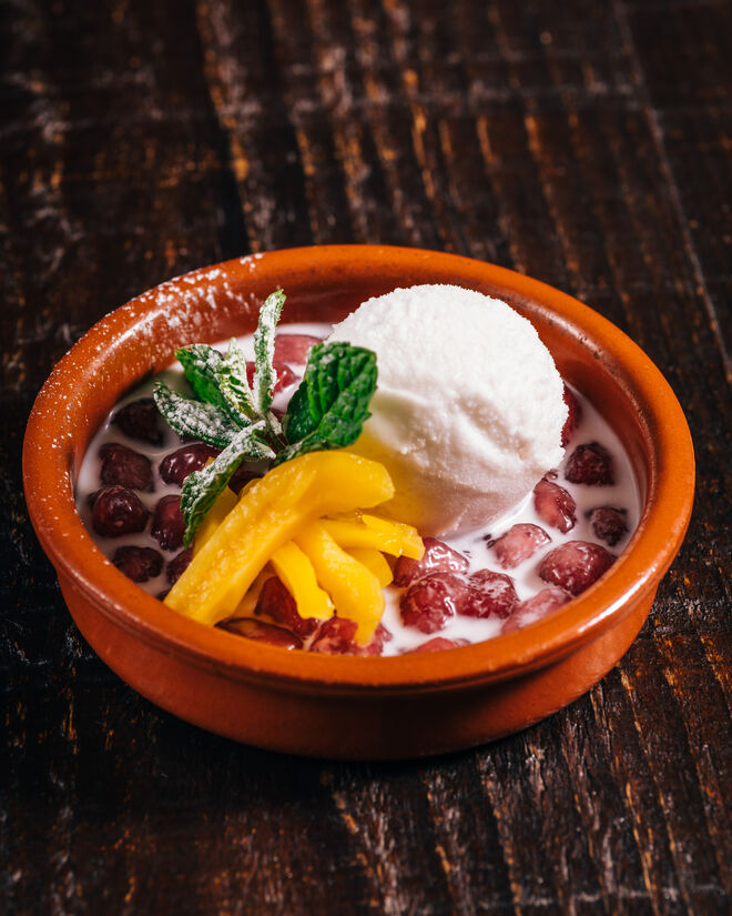 Tab Tim Krob com Sorbet de Coco, €6