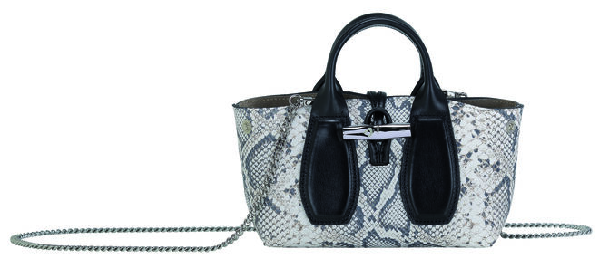 Carteira Roseau em pele, €450, Longchamp 