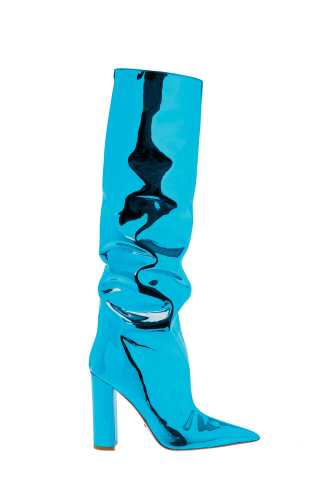 Botas em pele, €593, Elisabetta Franchi 