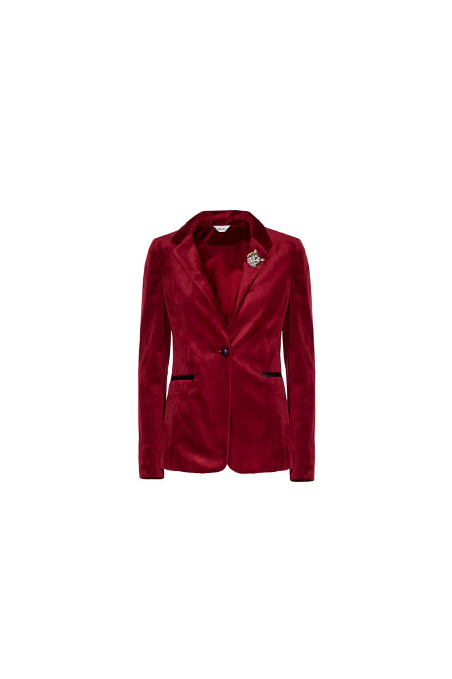 Blazer em veludo, Liu Jo (preço sob consulta)