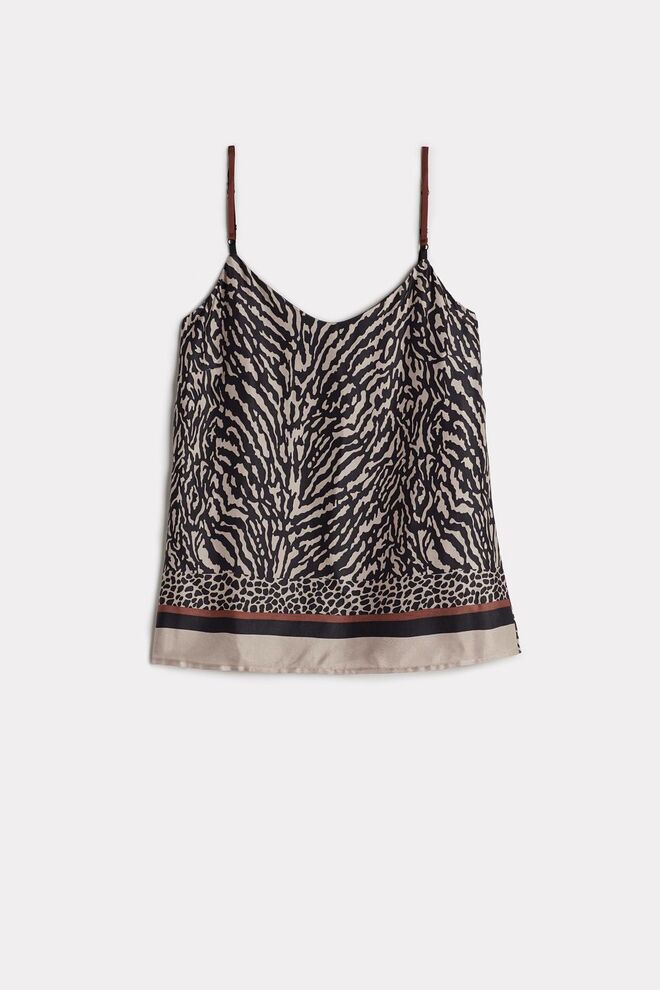 Top em cetim, €35,90, Intimissimi 