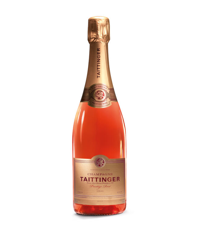 Champanhe Prestige Rosé Brut, 750 ml, €51,99, Taittinger