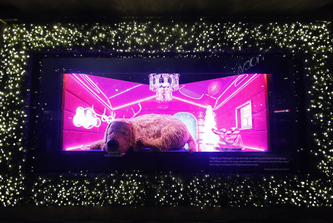 As montras dos armazéns Macy's, Nova Iorque.