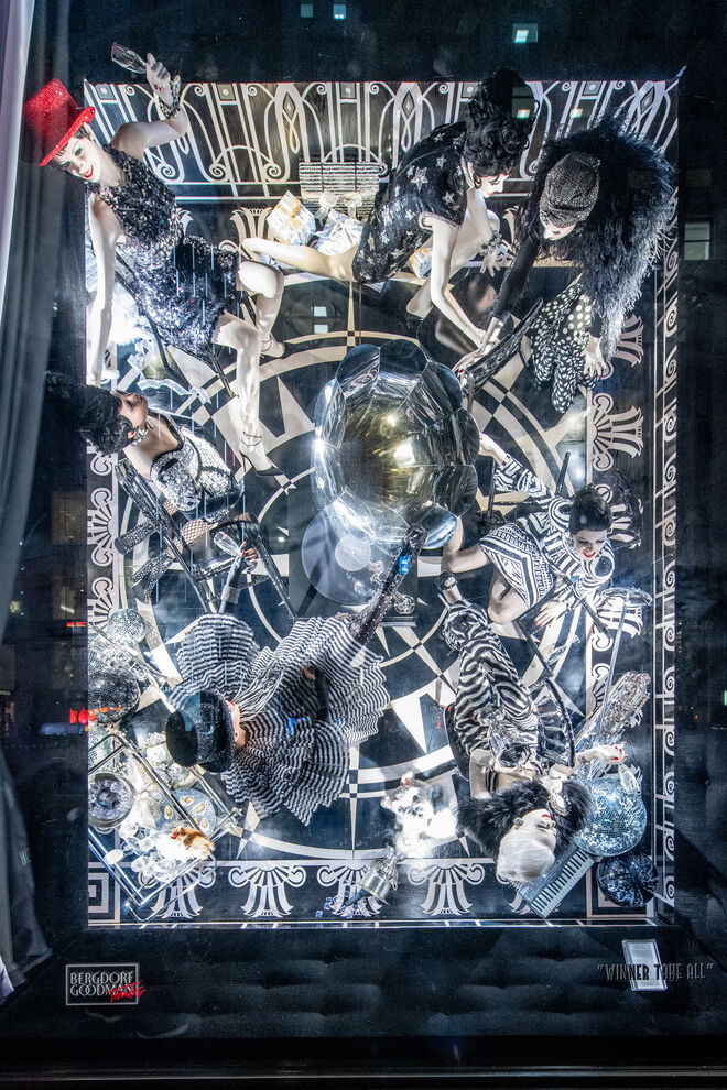 As montras dos armazéns Bergdorf Goodman, Nova Iorque.