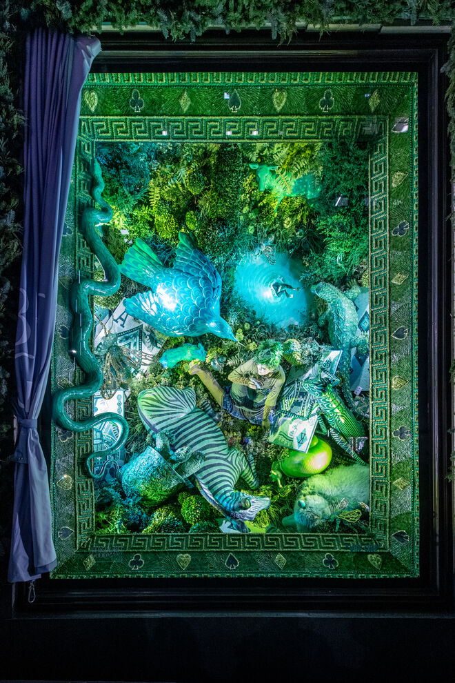 As montras dos armazéns Bergdorf Goodman, Nova Iorque.