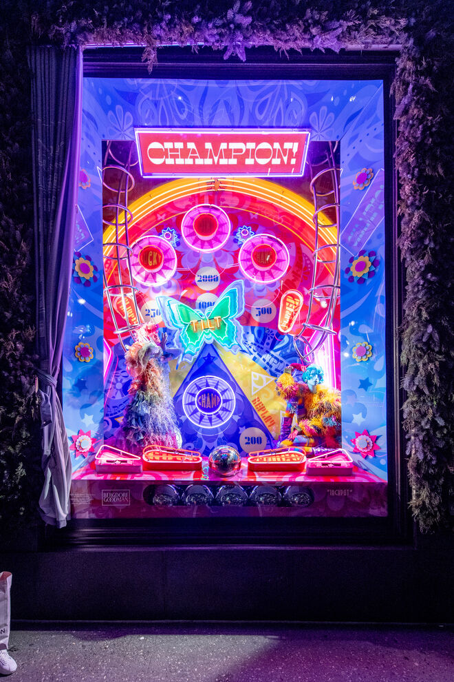 As montras dos armazéns Bergdorf Goodman, Nova Iorque.