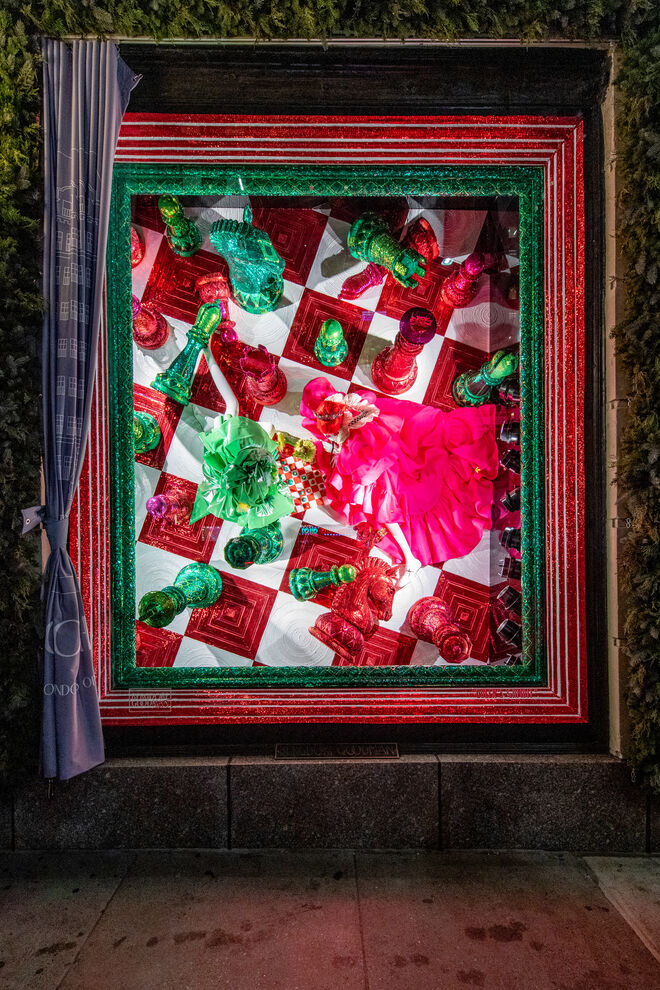 As montras dos armazéns Bergdorf Goodman, Nova Iorque.