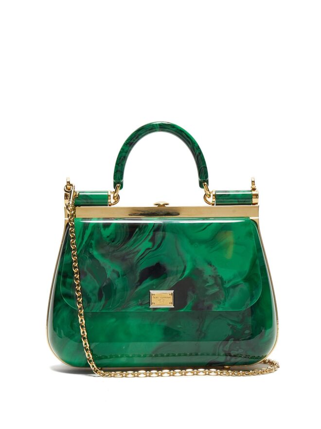 Carteira em acrílico, €3450, Dolce & Gabbana