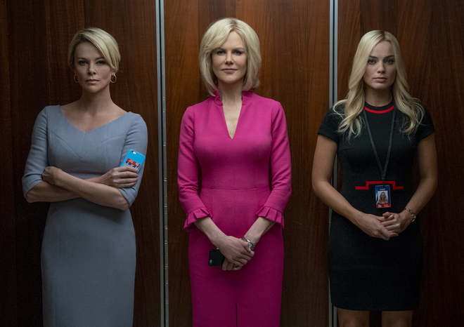 Bomshell, de Jay Roach, com Margot Robbie, Nicole Kidman e Charlize Theron. 