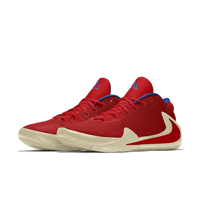 Sapatilhas de basquetebol personalizáveis Zoom Freak 1 Rouge Panama, €140, Nike