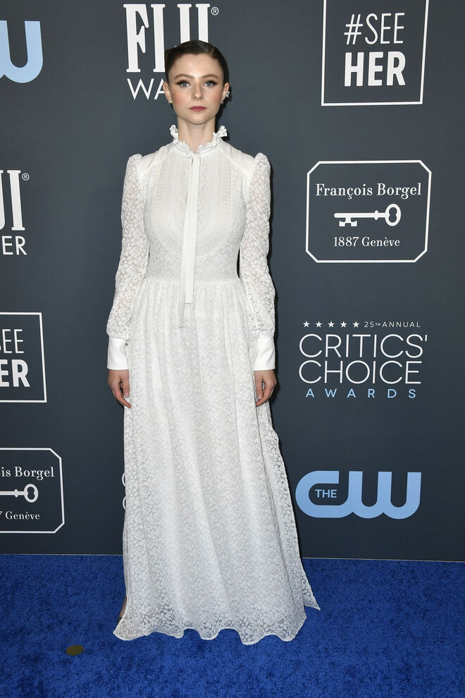 Thomasin McKenzie em Louis Vuitton