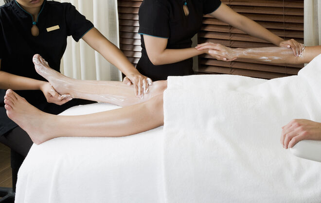 Pedi:Mani:Cure Studio no The Spa, dentro do hotel Corinthia Lisbon