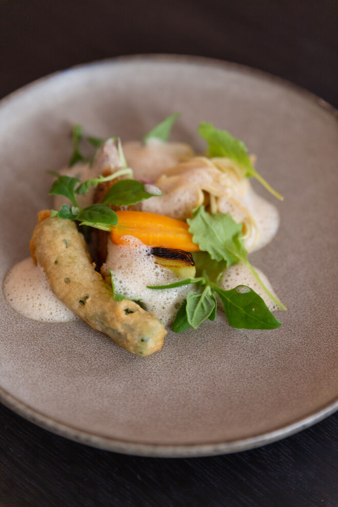 Prato jardim de vegetais