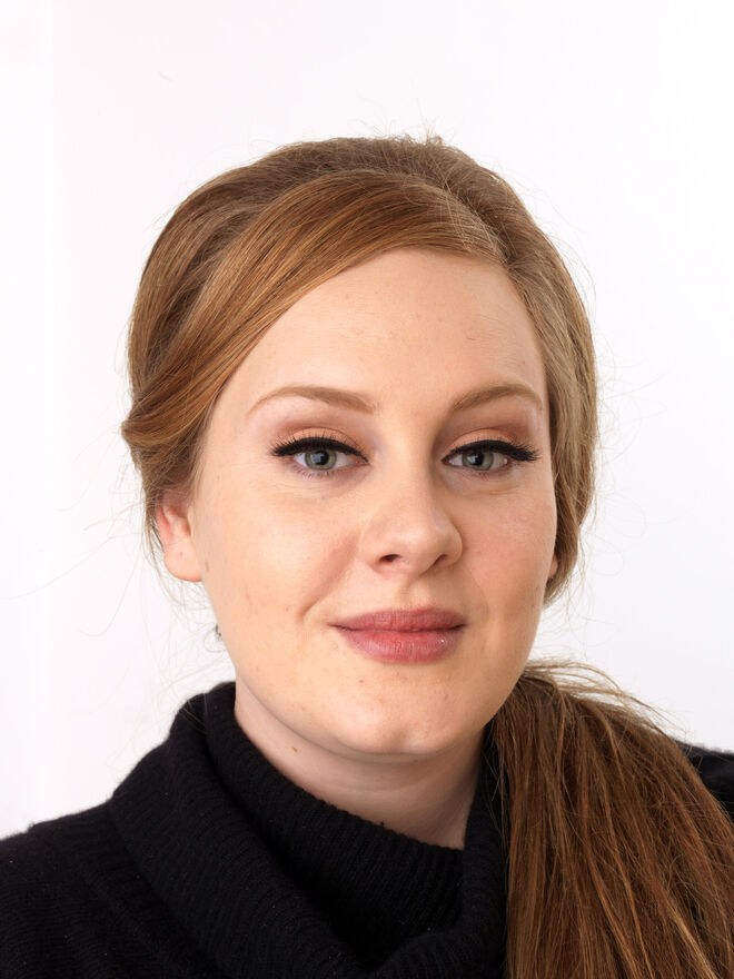 O retrato de Adele para promover o seu álbum '21', a 10 de janeiro de 2011, em Londres