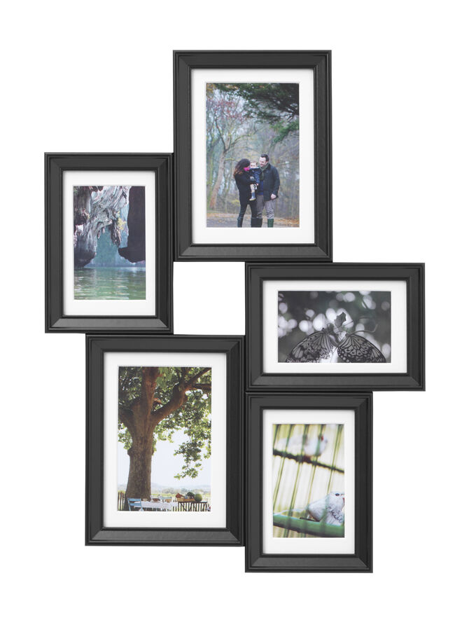 Moldura para 5 fotografias KNOPPÄNG, 50x37cm, Ikea