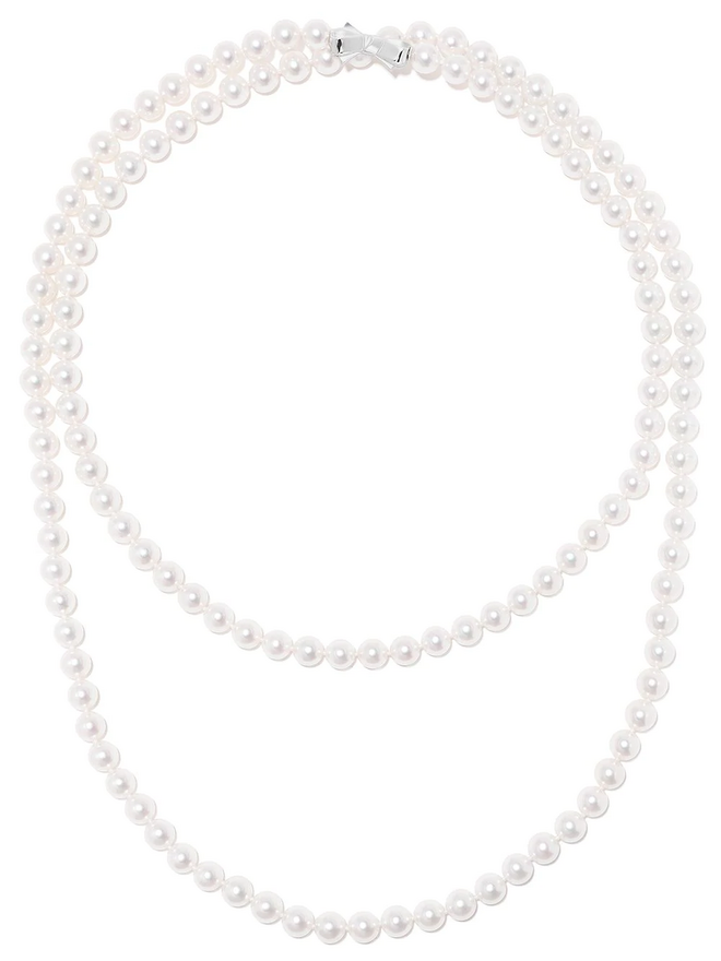 Colar de pérolas e ouro, Tasaki