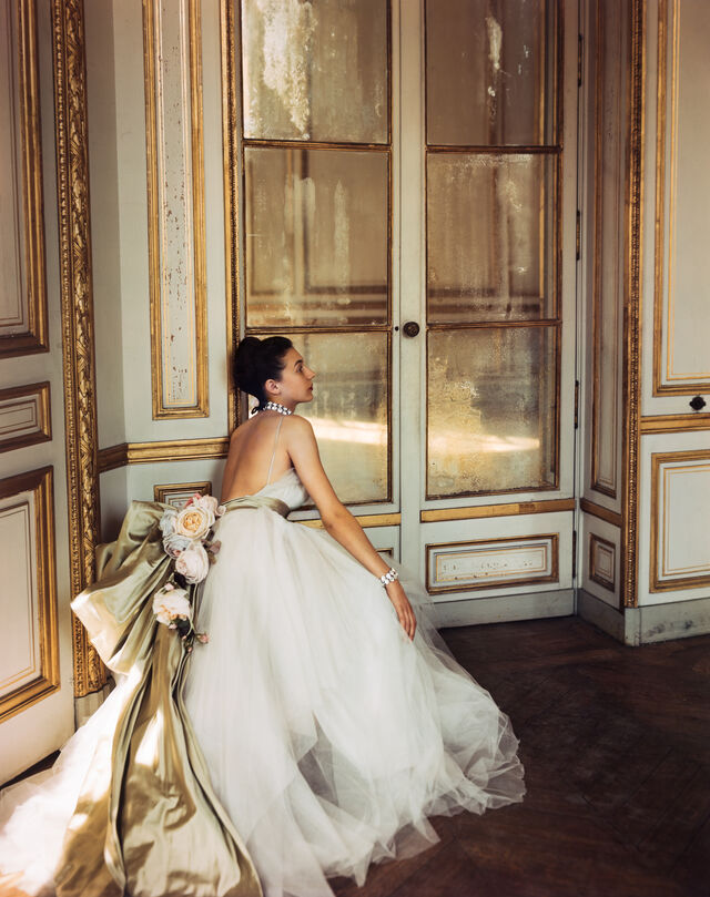 Vestido de Christian Dior, 1947, e fotografia de Louise Dahl Wolfe. Exposição Ballerina: Fashion’s Modern Muse, no Museu do FIT, em Nova Iorque.