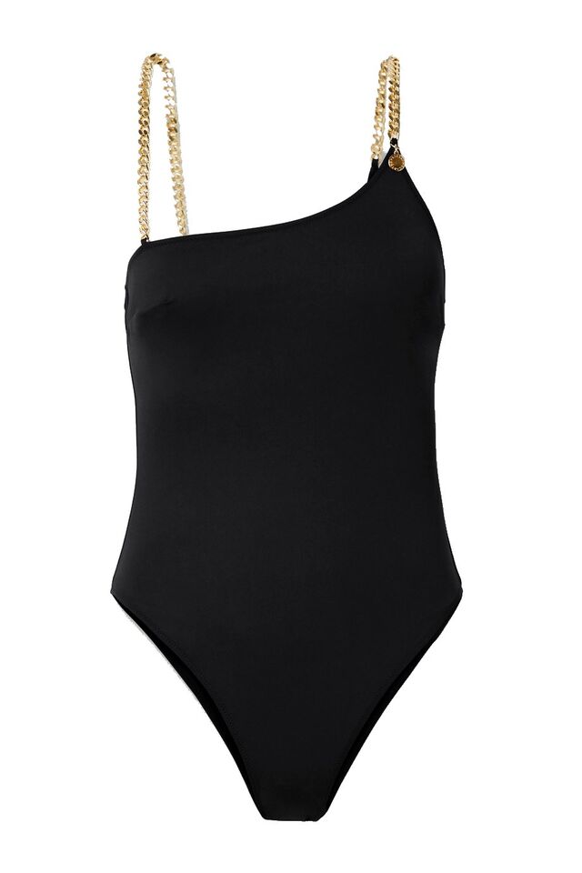 Fato de banho, €350, Stella McCartney, em www.net-a-porter.com