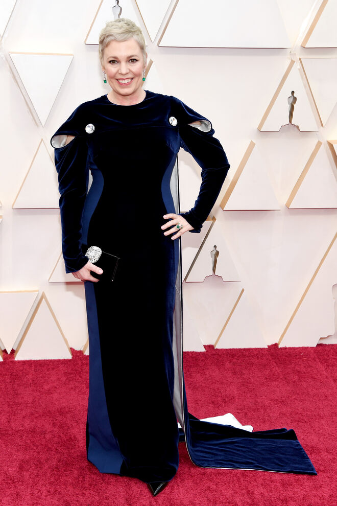 Olivia Colman em Stella McCartney