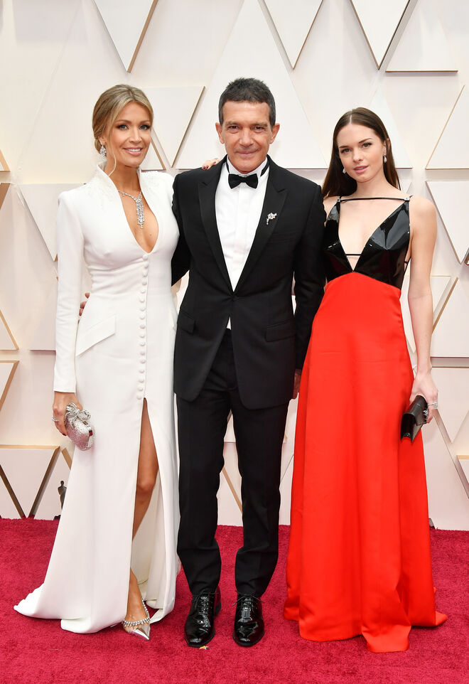 Nicole Kimpel, Antonio Banderas e Stella del Carmen Banderas Griffith