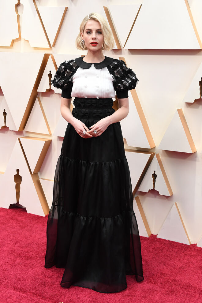 Lucy Boynton em Chanel