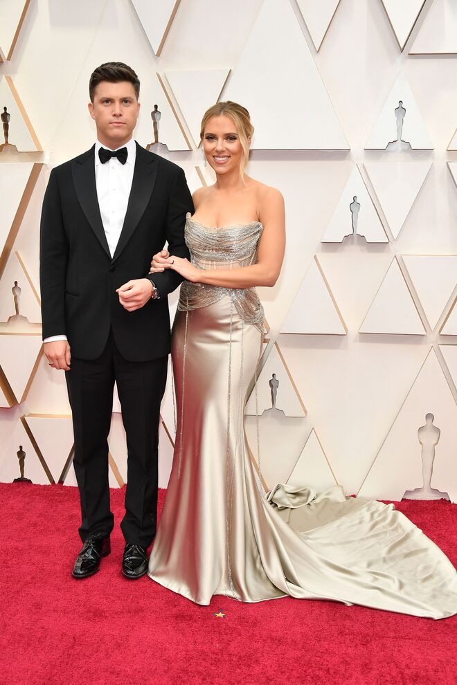 Colin Jost e Scarlett Johansson