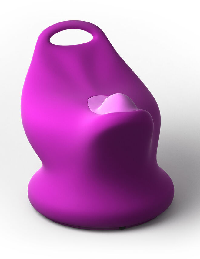 Assento vibratório International Rockin’ Chair, €522,71, Fetish Fantasy Series, em www.caliente.pt