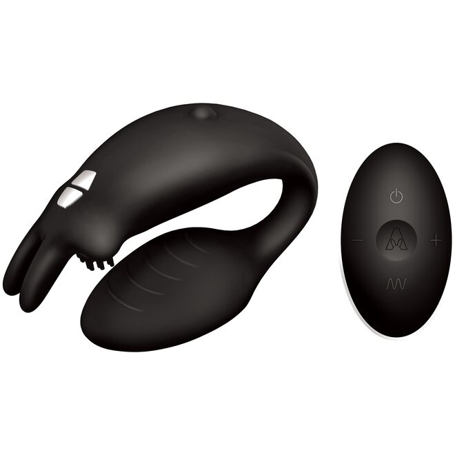 Vibrador para casal recarregável We-Vibe The Couples Rabbit Preto, €149, The Rabbit Company, em www.rapidinha.pt