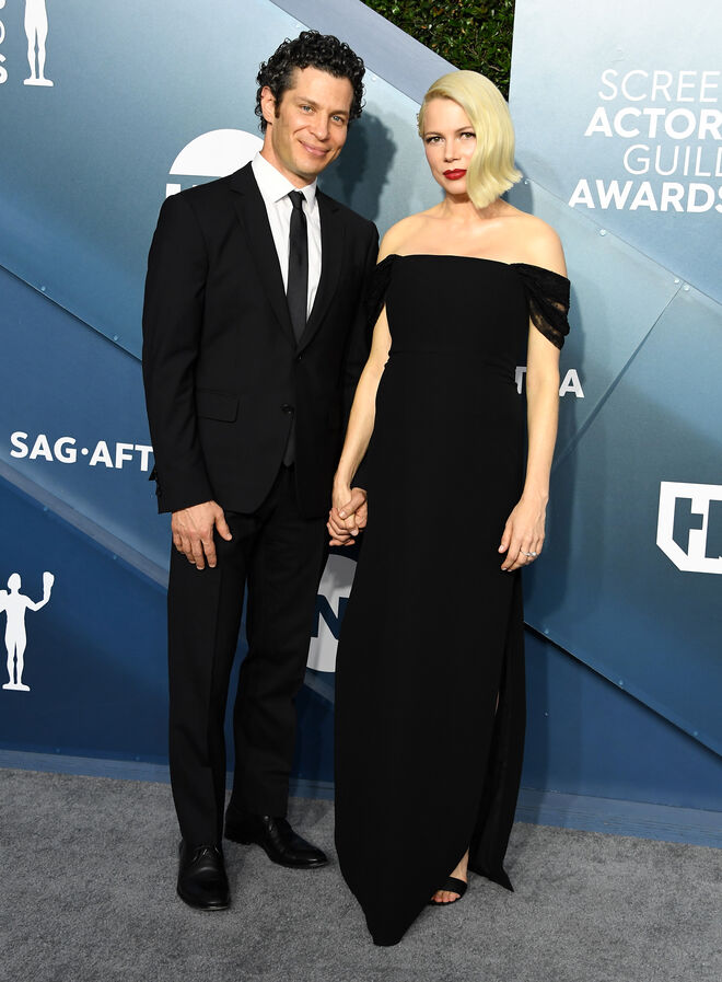 A atriz Michelle Williams e o realizador Thomas Kail